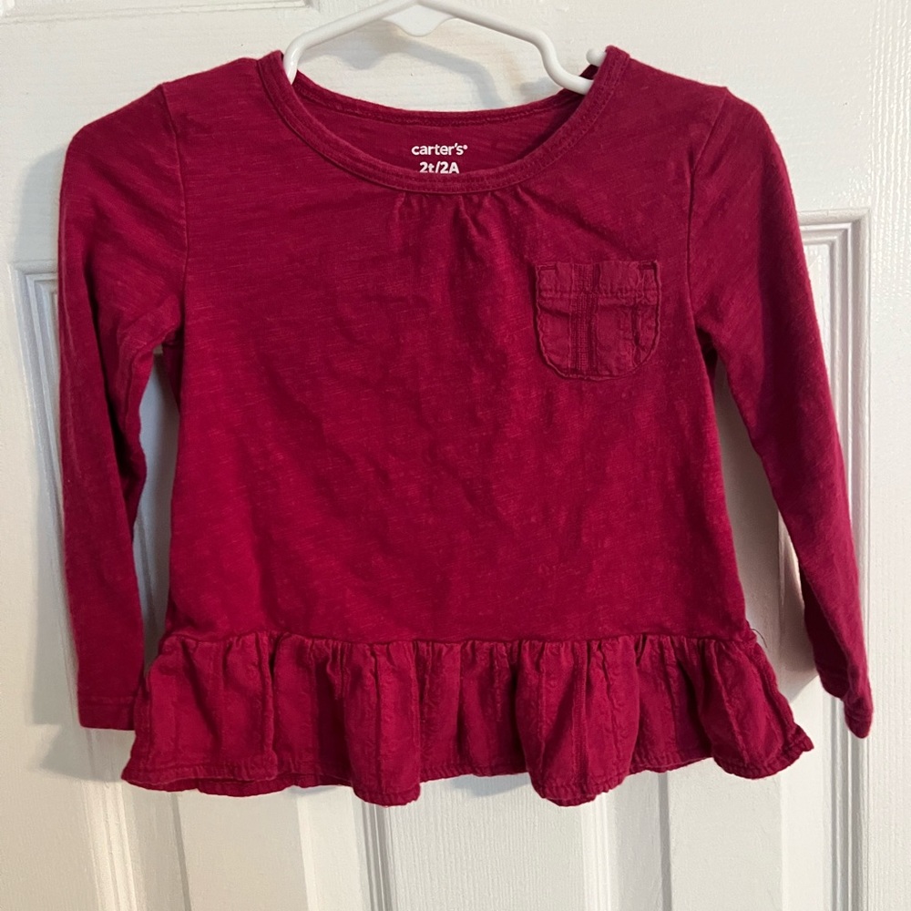 Carter’s peplum top